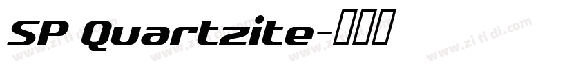 SP Quartzite字体转换